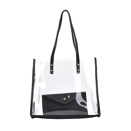 Small Transparent Shoulder Bags for Women PVC Handbags
