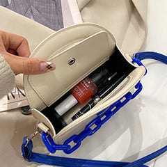 Women PU Leather Chain Handbag Small Wrist Bag Shoulder Bags
