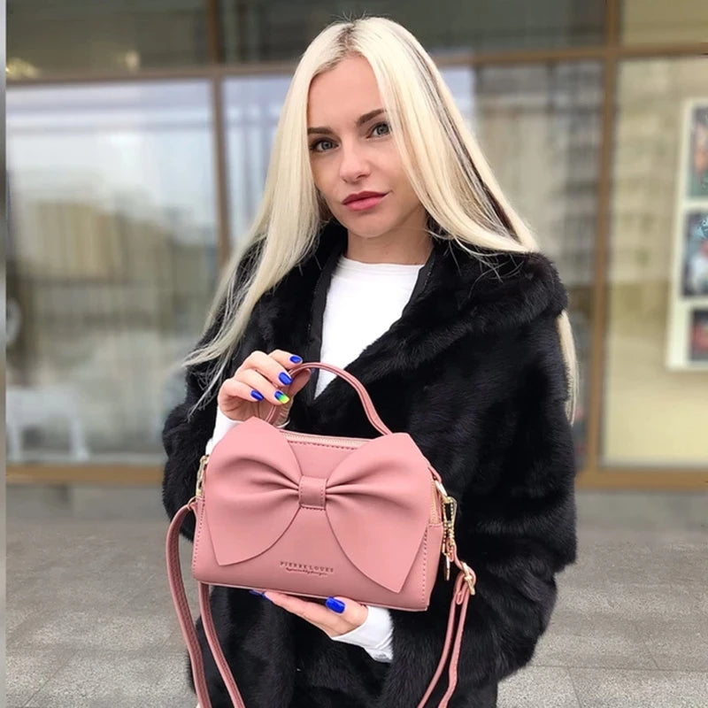 PU Leather Handbags Women Shoulder Crossbody Bags High Ladies Messenger