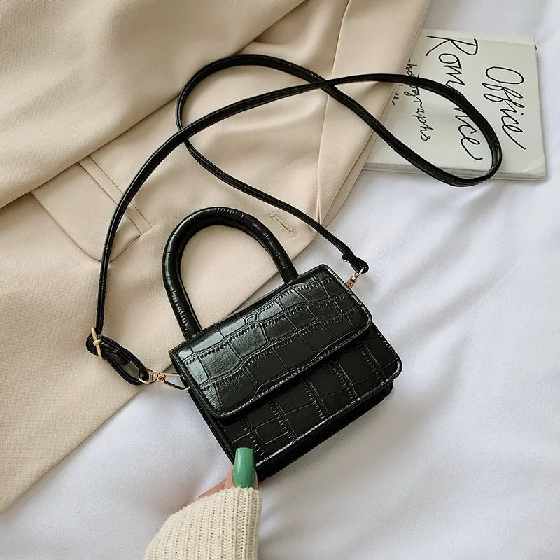 Women PU Leather Mini Shoulder Handbags Casual Crossbody Bags