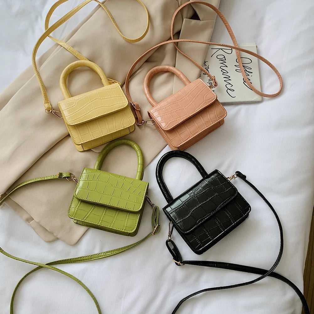 Mini Shoulder Handbags PU Leather Cute Crossbody Bags