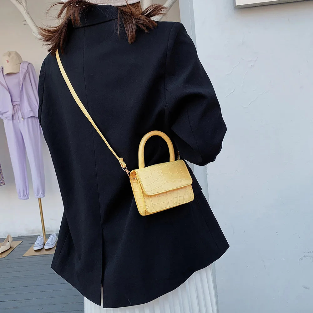 Mini Shoulder Handbags PU Leather Cute Crossbody Bags