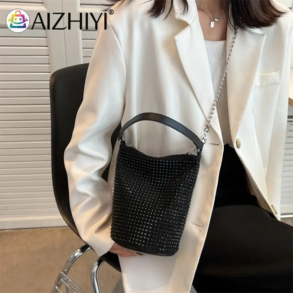 Rhinestone Evening Shoulder Handbag for Women
