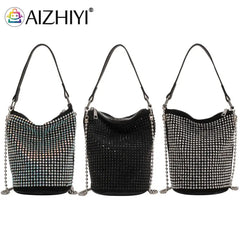 Rhinestone Evening Shoulder Handbag for Women