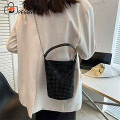 Rhinestone Evening Shoulder Handbag for Women
