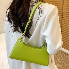 Women Shoulder Bags Texture PU Leather Handbag Evening Party Bags