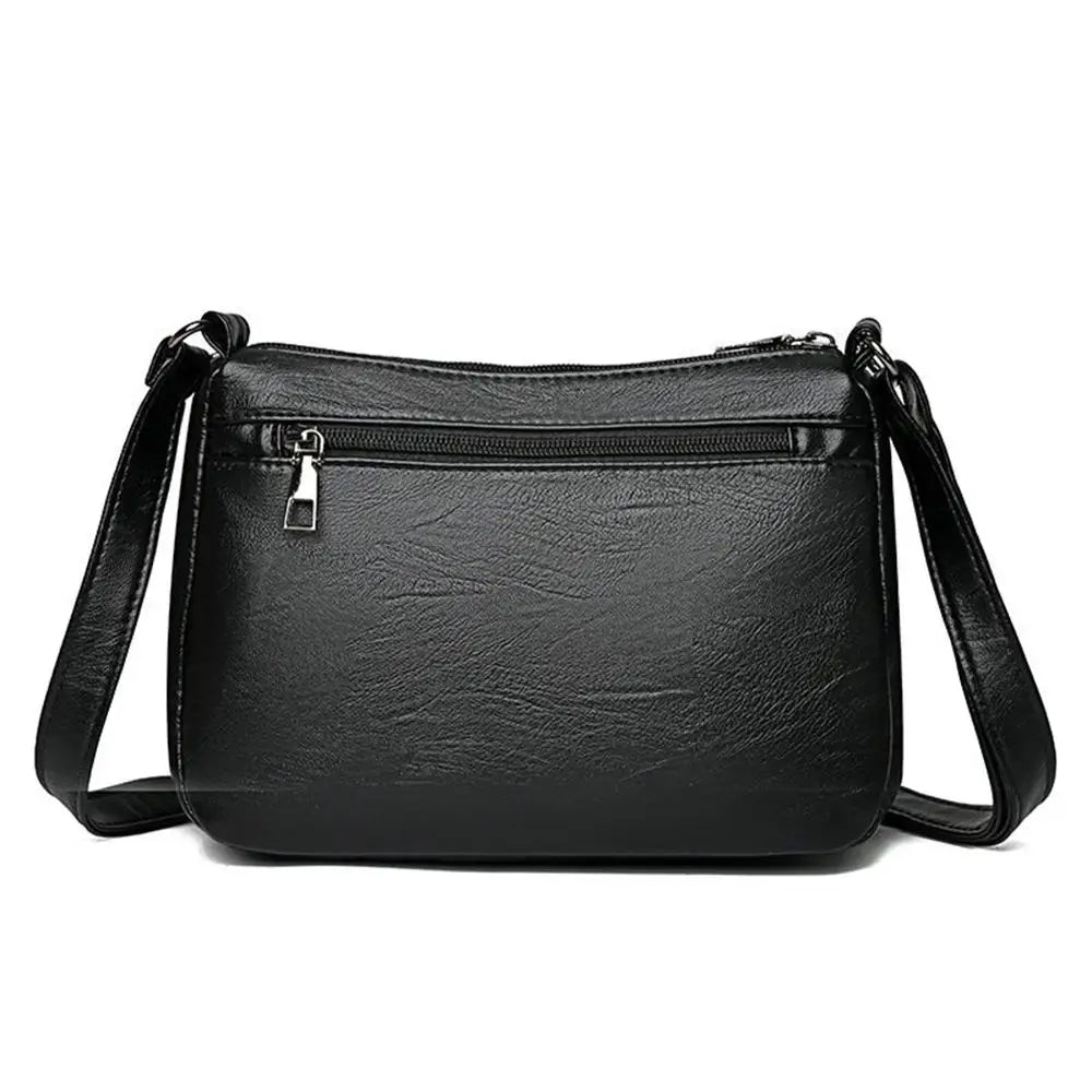 Women Soft PU Leather Crossbody Bag Large Capacity Tote Bags