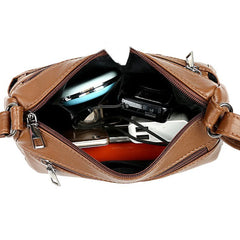 Women Soft PU Leather Crossbody Bag Large Capacity Tote Bags