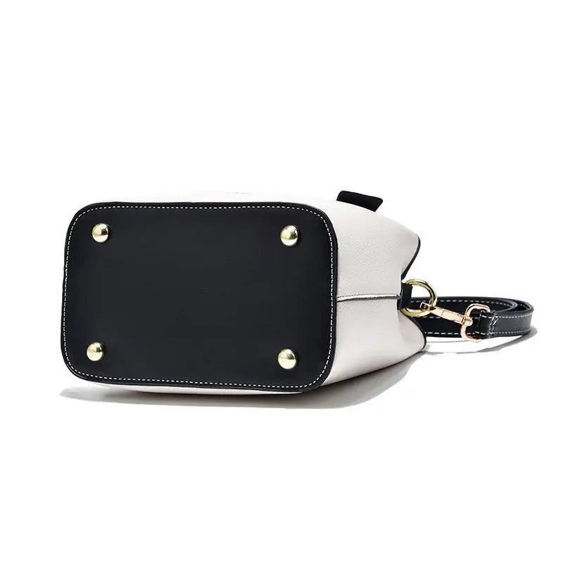 Elegant Bow Bucket Bag Women's Large-capacity Handbag
