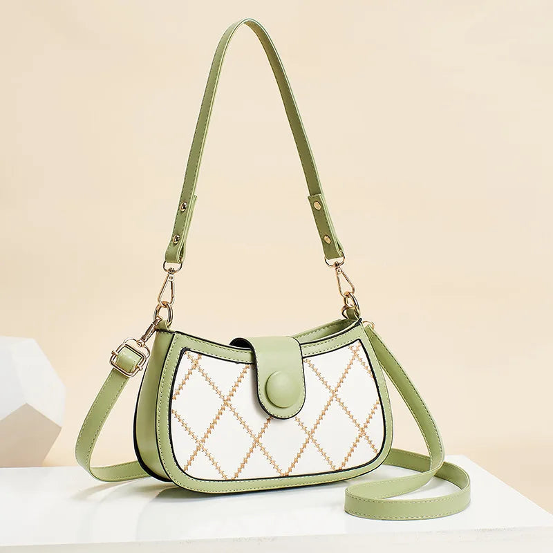 Rhombus Women's Bag Portable One-shoulder Messenger Bag Women