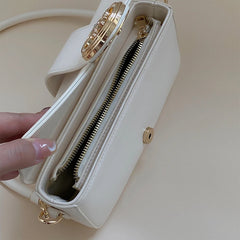 Small Square Shoulder Bag Pu Leather Female Messenger Bags