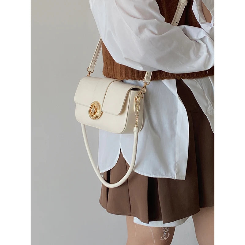 Small Square Shoulder Bag Pu Leather Female Messenger Bags