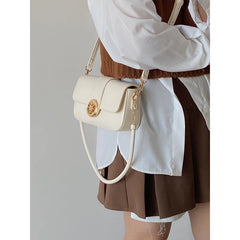 Small Square Shoulder Bag Pu Leather Female Messenger Bags