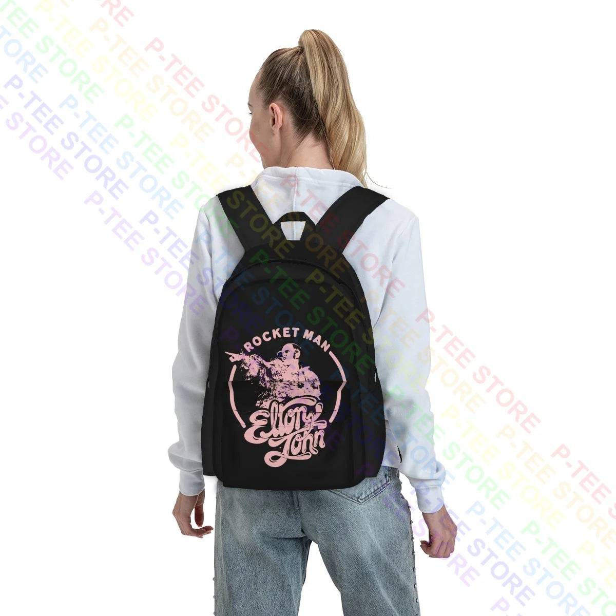 Elton John Rocketman Large Capacity Backpack