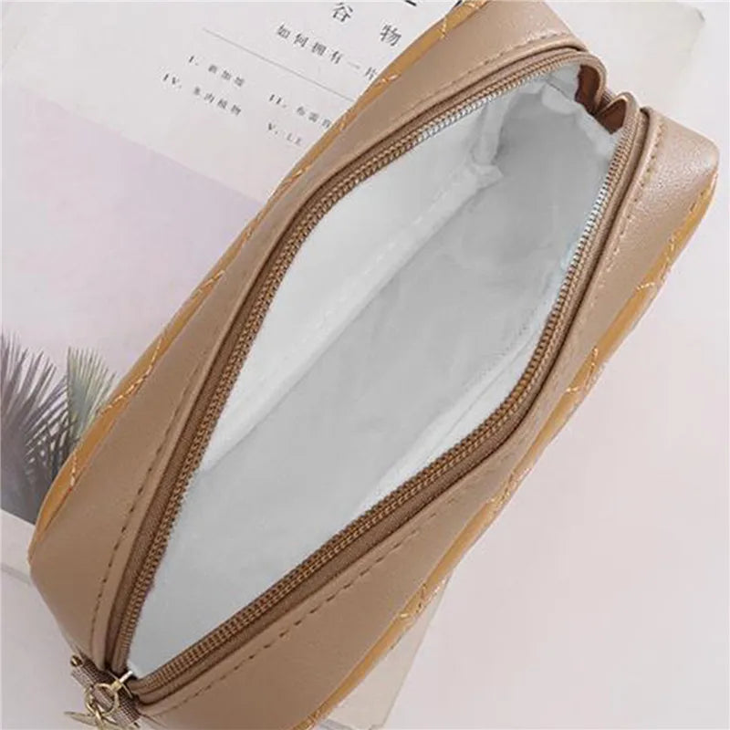 Embroidered Messenger Bag PU Leather Shoulder Crossbody Large Capacity Women