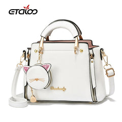 Embroidered Messenger Bags Women Leather Handbags Bags for Women Main Ladies Han