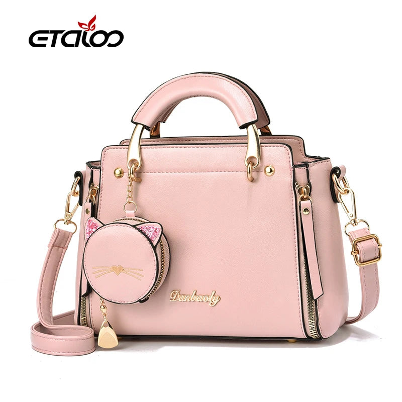 Embroidered Messenger Bags Women Leather Handbags Bags for Women Main Ladies Han