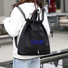 Embroidered Name Light Swimming Storage Bag Waterproof Swimsuit Backpack