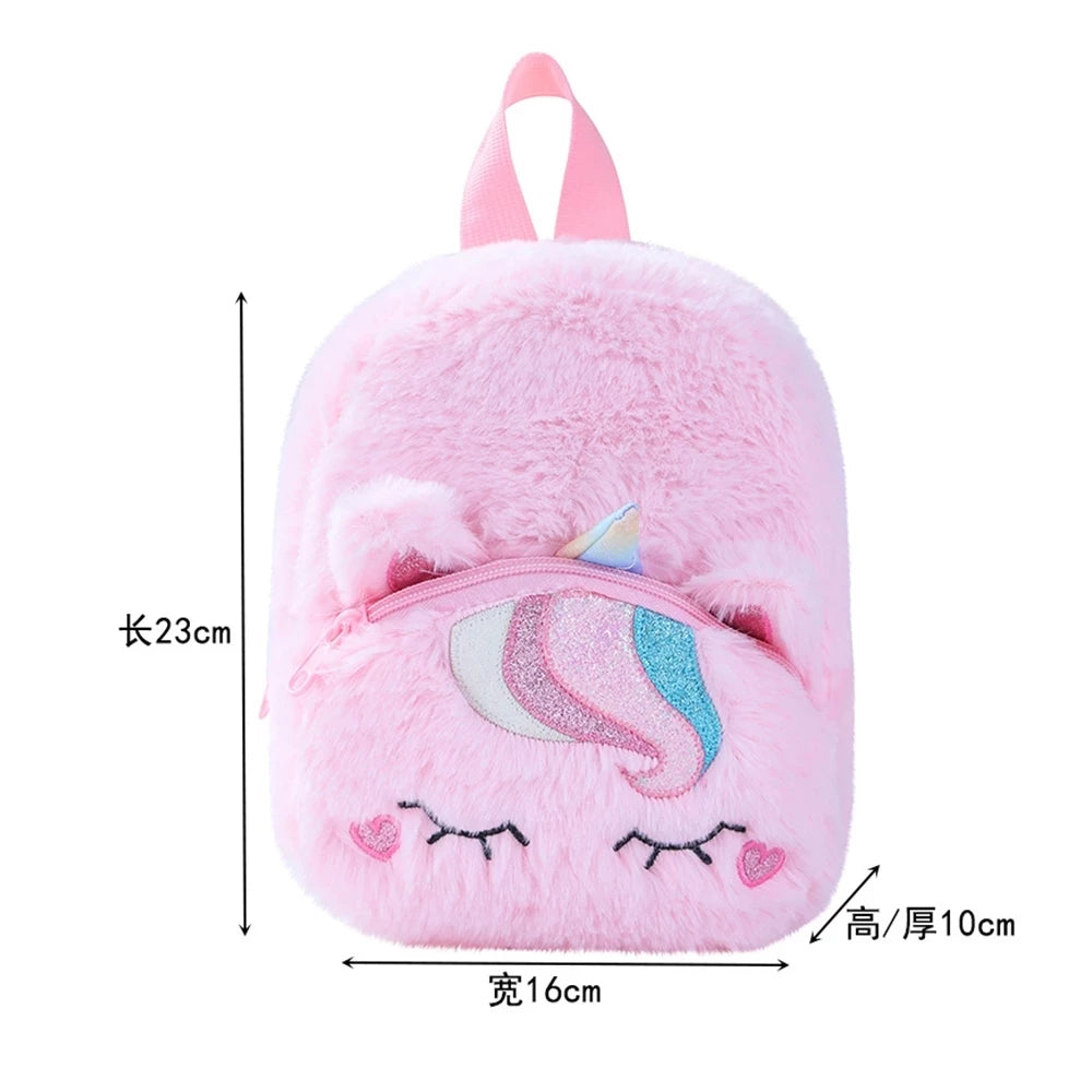 Personalized Name Unicorn Kindergarten Bag for Girls
