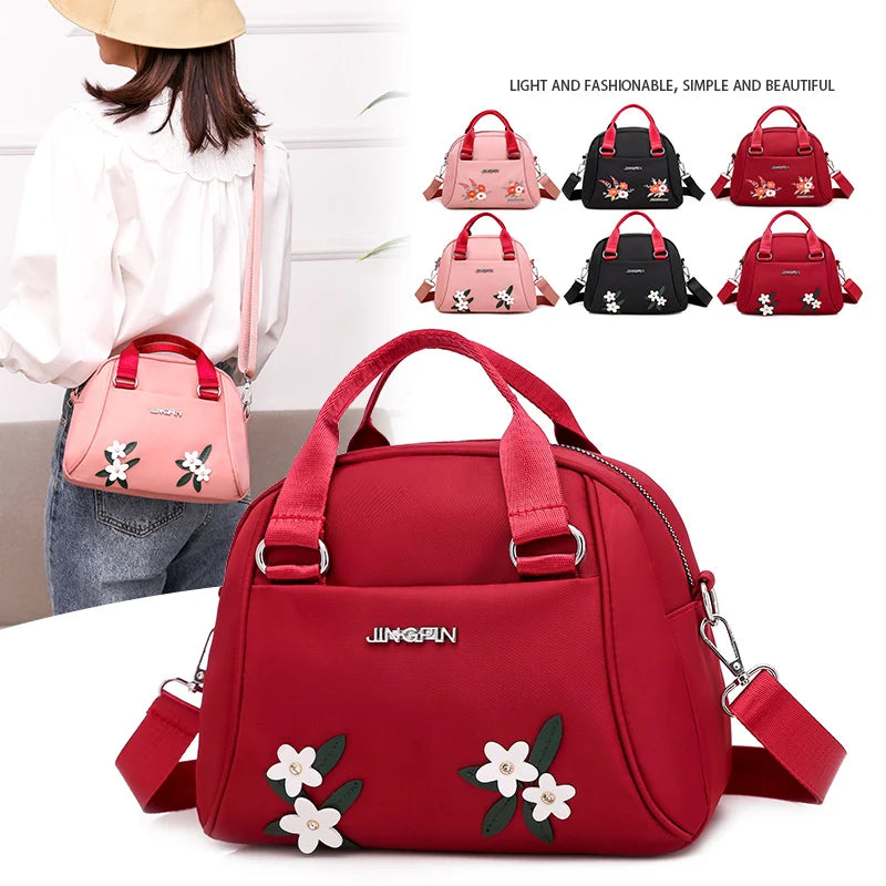 Embroidered Printed Bag Women Handbag Female Crossbody Messenger Bags