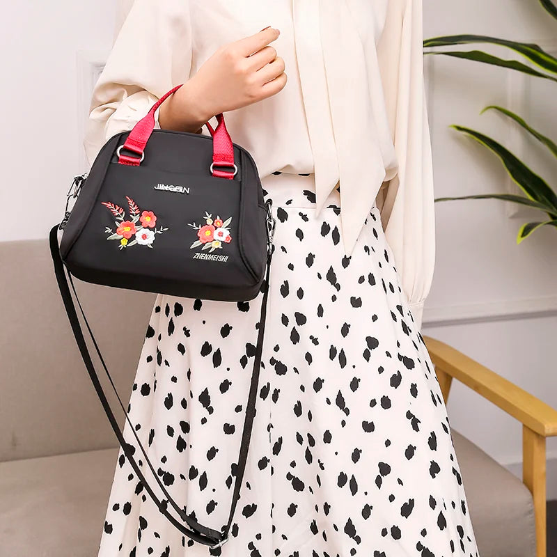Embroidered Printed Bag Women Handbag Female Crossbody Messenger Bags