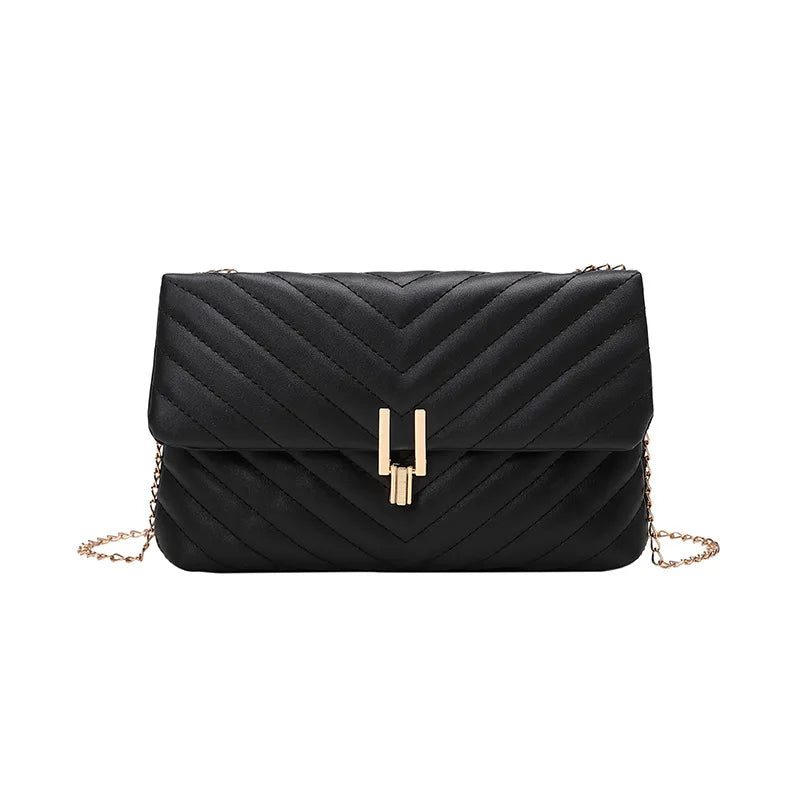 Embroidered Wave Pattern Women's Handbag Shoulder Crossbody Bag