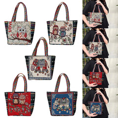 Embroidered Women Tote Bag Casual Handbags Daily Bags for Shopping