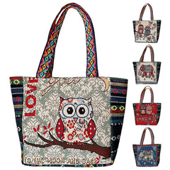 Embroidered Women Tote Bag Casual Handbags Daily Bags for Shopping