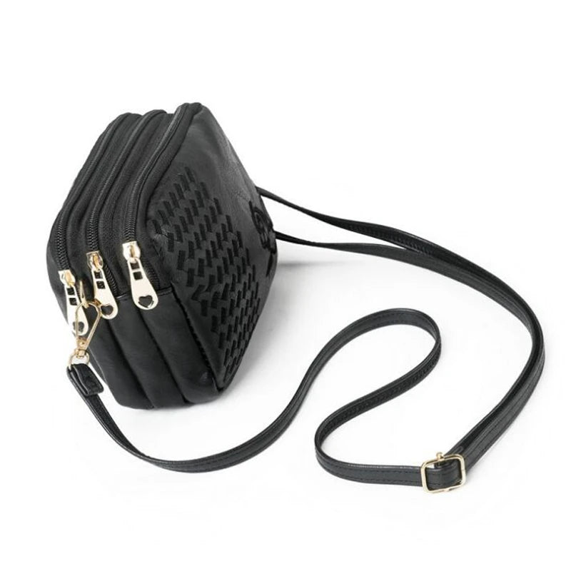 Embroidery Flower Shoulder Bag For Women Crossbody Bag