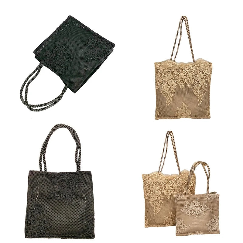 Vintage Embroidery Flower Shoulder Bag for Women