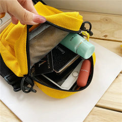 Mini Canvas Women's Crossbody Bags Embroidery Handbags