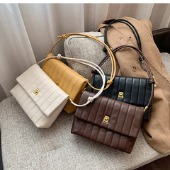 High-quality PU Leather Women's Handbag Armpit Bag
