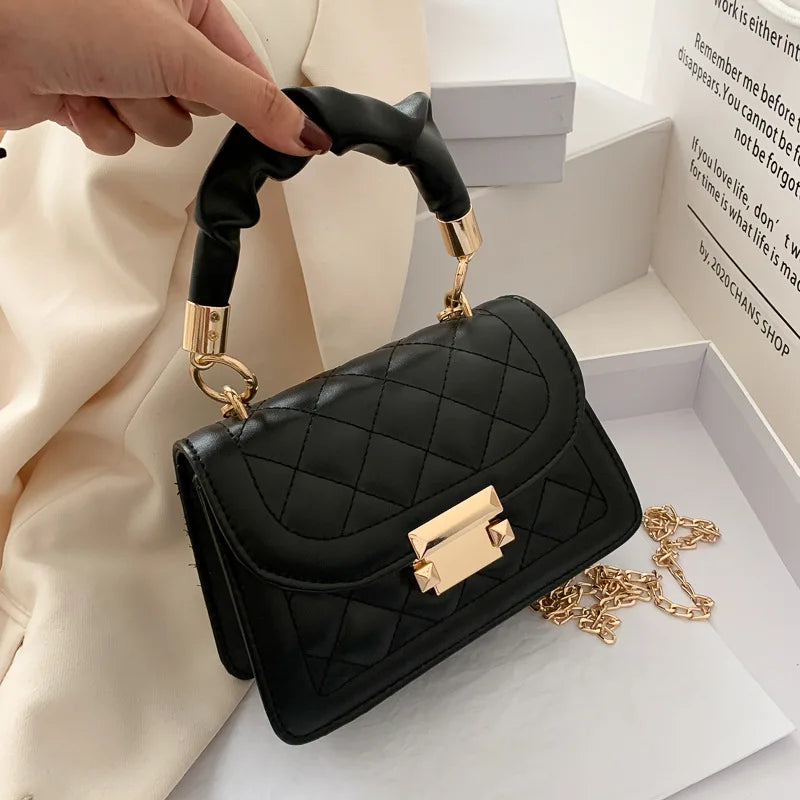 Embroidery Thread Chain Crossbody Bag Women Shoulder Bag Ladies Handbags