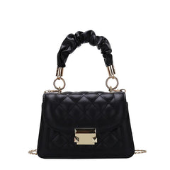Embroidery Thread Crossbody Bag Women Shoulder Handbag PU Leather Messenger
