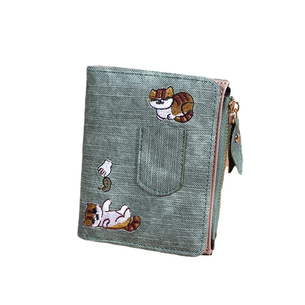 Embroidery Women's Bag Handbag Zero Wallet Print Casual Wallet Women
