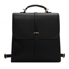 England Style Women's Backpack Soft PU Leather Shoulder Bag Casual Crossbody
