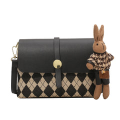 Plaid Messenger Bags Crossbody Bags Women Small Shoulder Bags