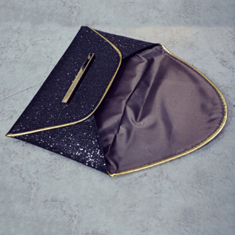 Sparkling Dazzling Envelope Clutch Evening Bag Women Handbag