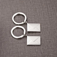Envelope Metal Keychain Keyring Couples Car Keychain Men Key Chains For Women