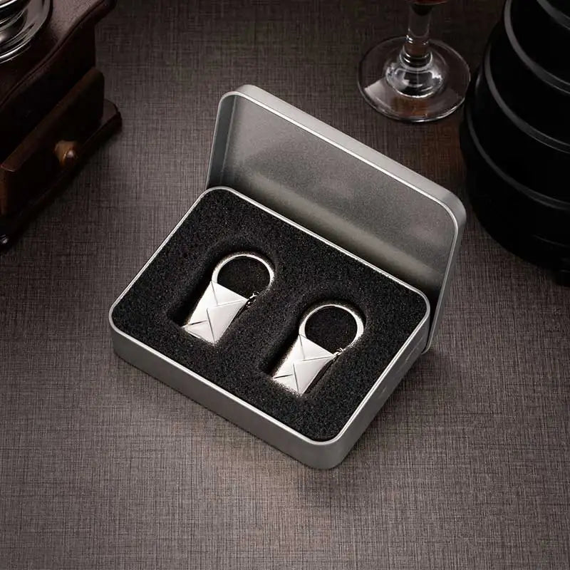 Envelope Metal Keychain Keyring Couples Car Keychain Men Key Chains For Women