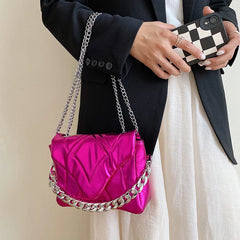 Small Crossbody Bag Envelope Style Soft PU Leather