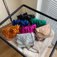 Small Crossbody Bag Envelope Style Soft PU Leather