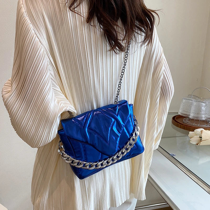Small Crossbody Bag Envelope Style Soft PU Leather