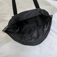 Environmental Canvas Mask Shoulder Bag Women Lady