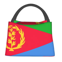 Eritrea Flag Lunch Bag Insulated Portable Travel Work Pinic