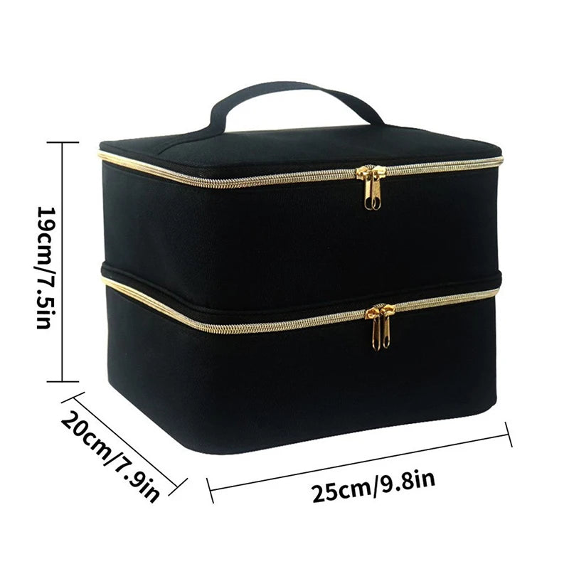 Essential Oil Case Nail Polish Storage Bag Portable Cosmetic Organizer