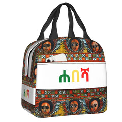 Ethiopian Habesha Lunch Bag Women Portable Tote for School