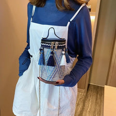 Ethnic Chain Woven Bag Single Shoulder Messenger Bag