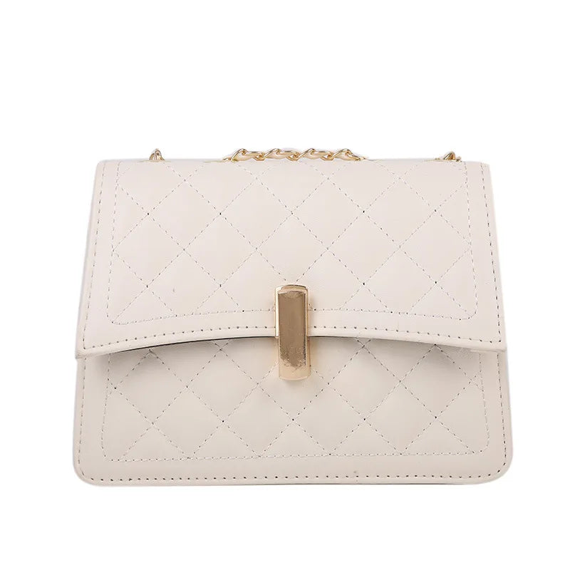 Lingge Chain Women's Flap Bag One Shoulder Bag