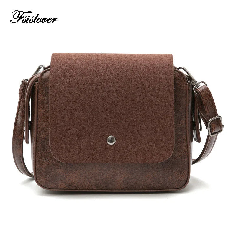 European Women's PU Leather Tote Shoulder Crossbody Bags